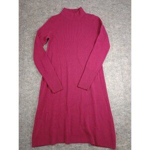United Colors Of Benetton Dress XS Pink Virgen Wool Italian Yarn‎